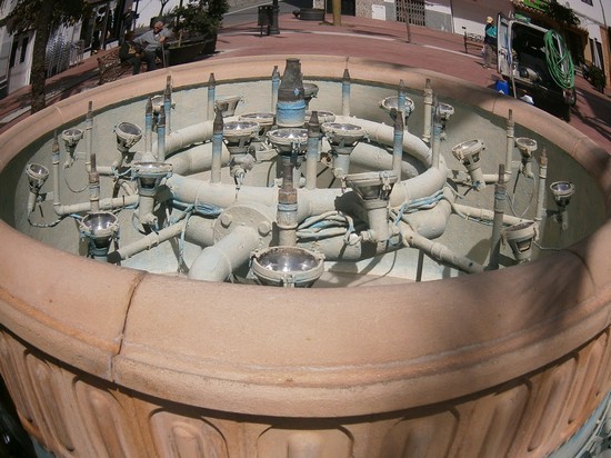 Sistema interior de la fuente